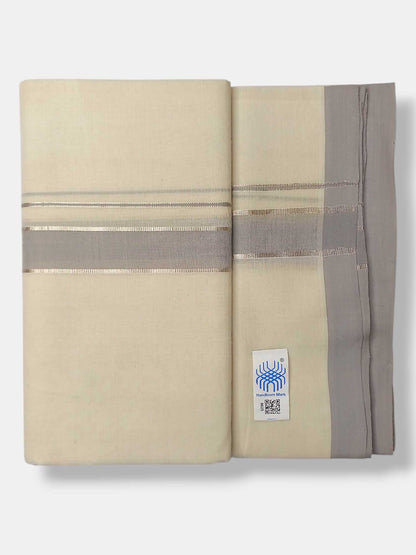 Kerala Balaramapuram Pure Cotton Handloom Mundu/Dhoti
