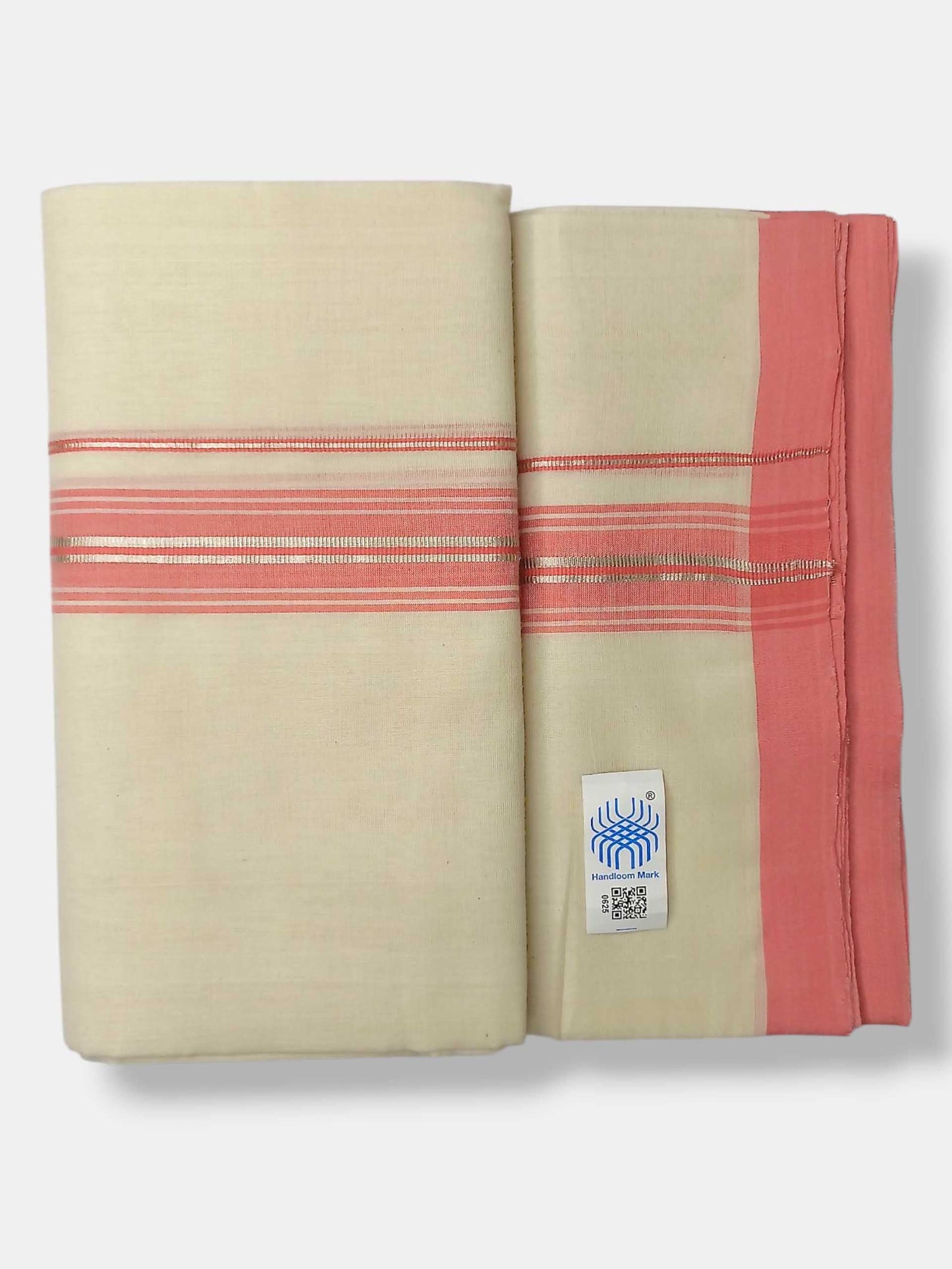 Kerala Balaramapuram Pure Cotton Handloom Mundu/Dhoti