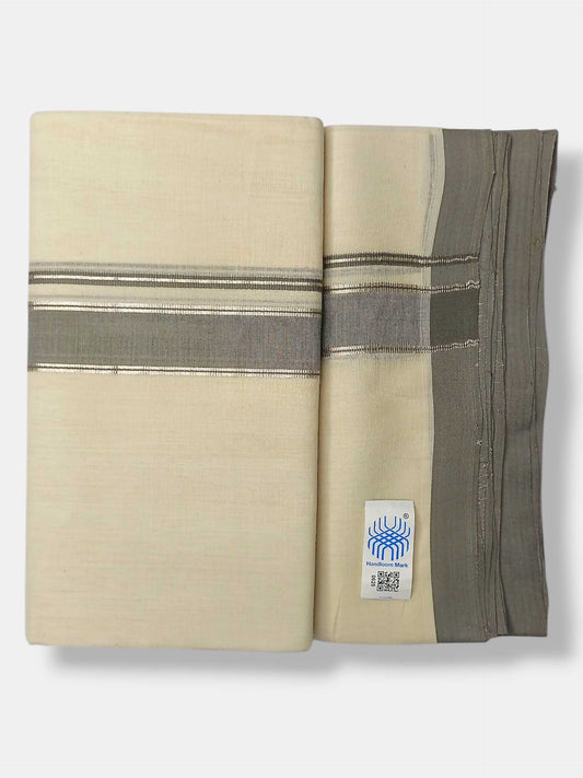 Kerala Balaramapuram Pure Cotton Handloom Mundu/Dhoti