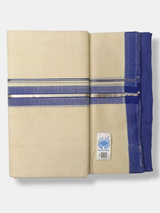 Kerala Balaramapuram Pure Cotton Handloom Mundu/Dhoti