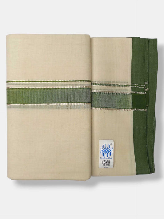 Kerala Balaramapuram Pure Cotton Handloom Mundu/Dhoti