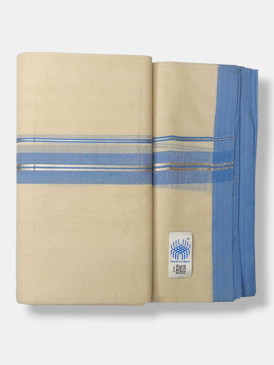 Kerala Balaramapuram Pure Cotton Handloom Mundu/Dhoti