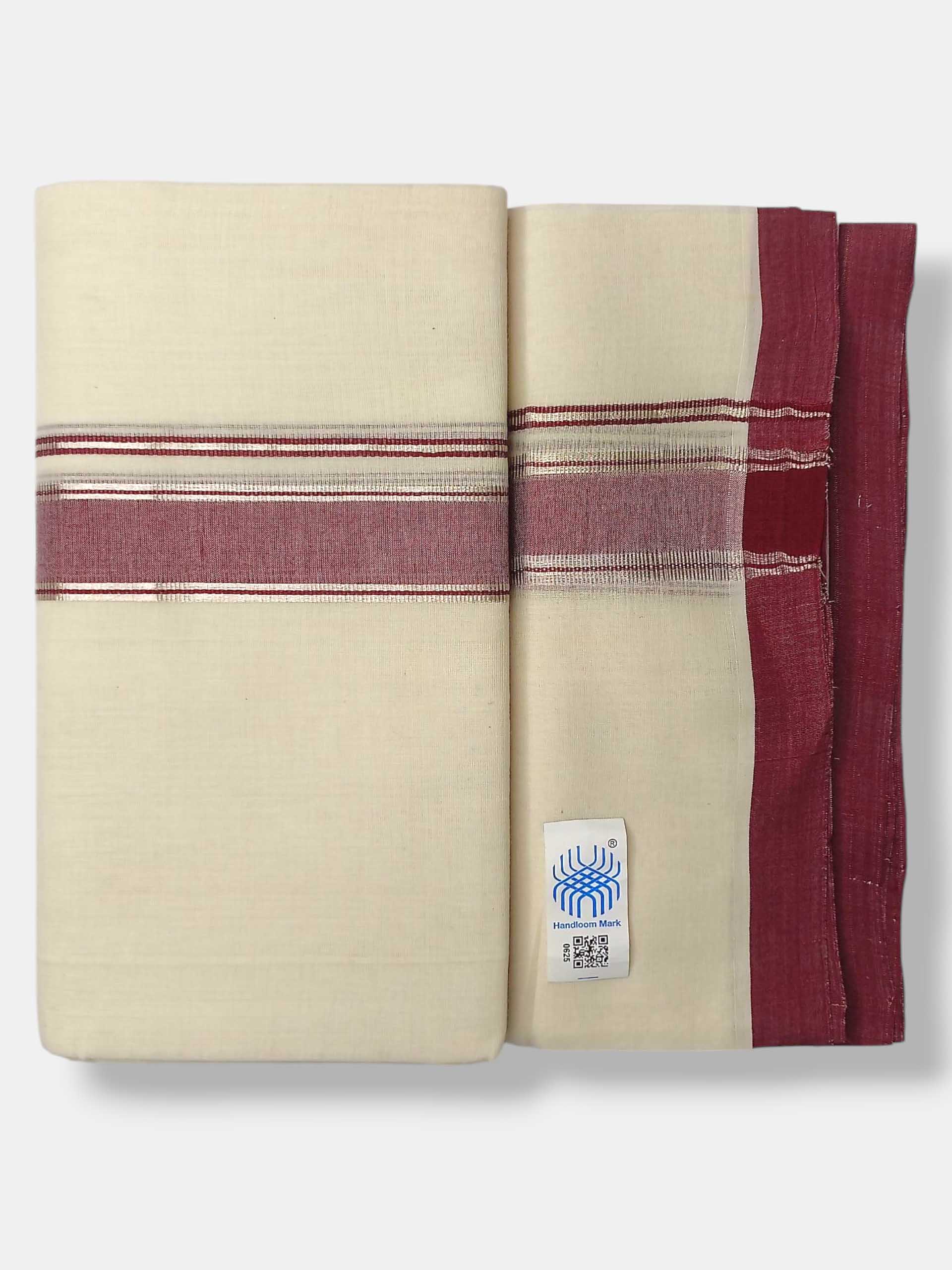 Kerala Balaramapuram Pure Cotton Handloom Mundu/Dhoti