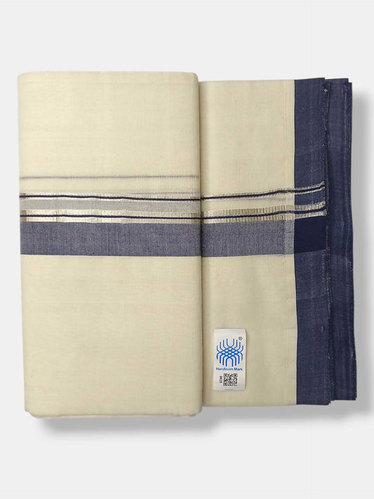 Kerala Balaramapuram Pure Cotton Handloom Mundu/Dhoti