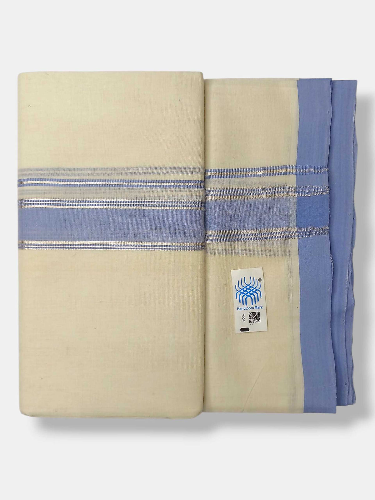 Kerala Balaramapuram Pure Cotton Handloom Mundu/Dhoti