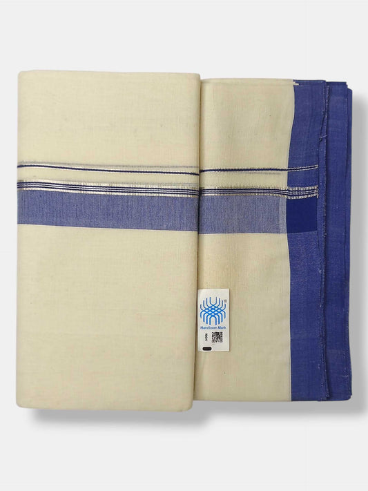 Kerala Balaramapuram Pure Cotton Handloom Mundu/Dhoti