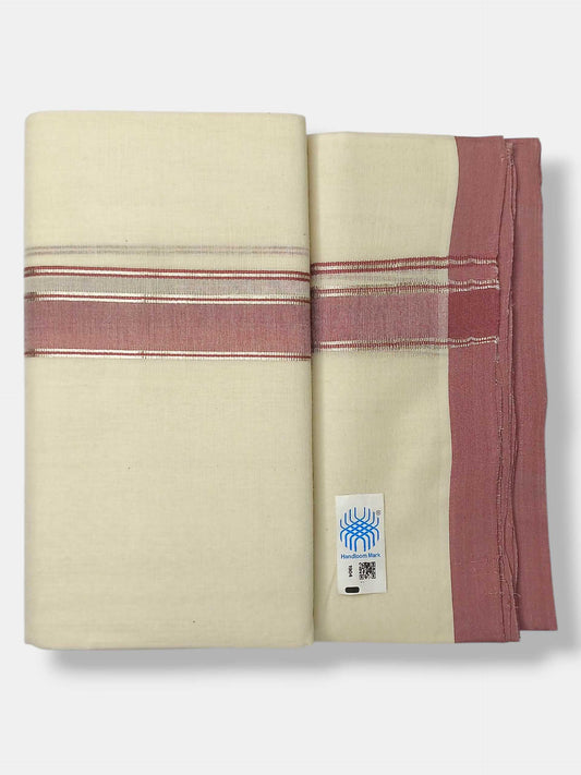 Kerala Balaramapuram Pure Cotton Handloom Mundu/Dhoti