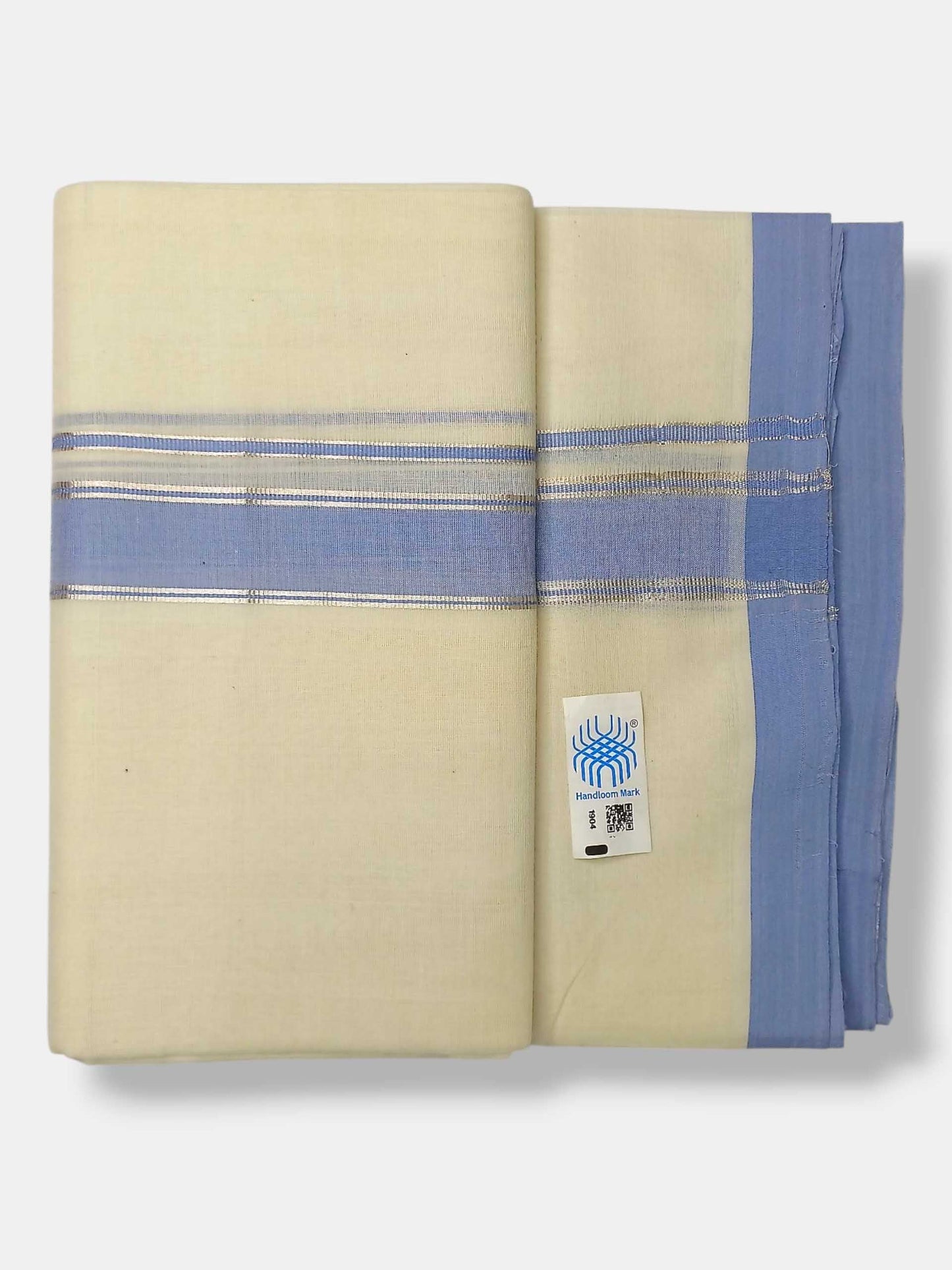 Kerala Balaramapuram Pure Cotton Handloom Mundu/Dhoti