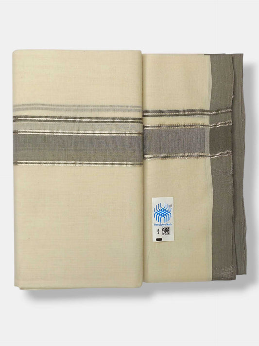 Kerala Balaramapuram Pure Cotton Handloom Mundu/Dhoti