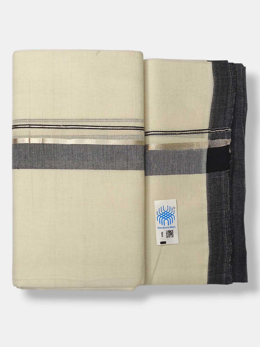 Kerala Balaramapuram Pure Cotton Handloom Mundu/Dhoti