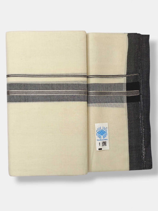 Kerala Balaramapuram Pure Cotton Handloom Mundu/Dhoti