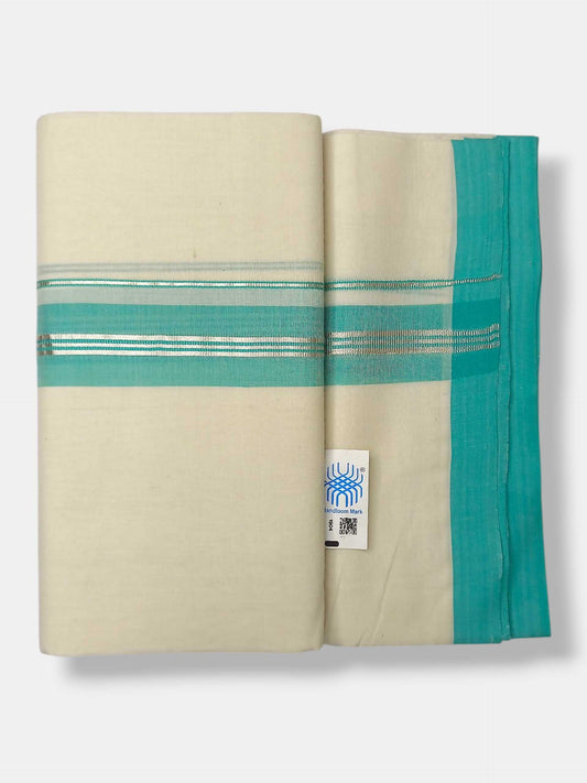 Kerala Balaramapuram Pure Cotton Handloom Mundu/Dhoti
