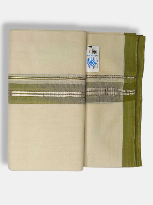 Kerala Balaramapuram Pure Cotton Handloom Mundu/Dhoti