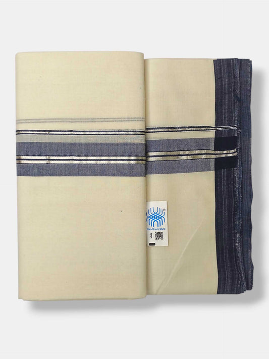 Kerala Balaramapuram Pure Cotton Handloom Mundu/Dhoti