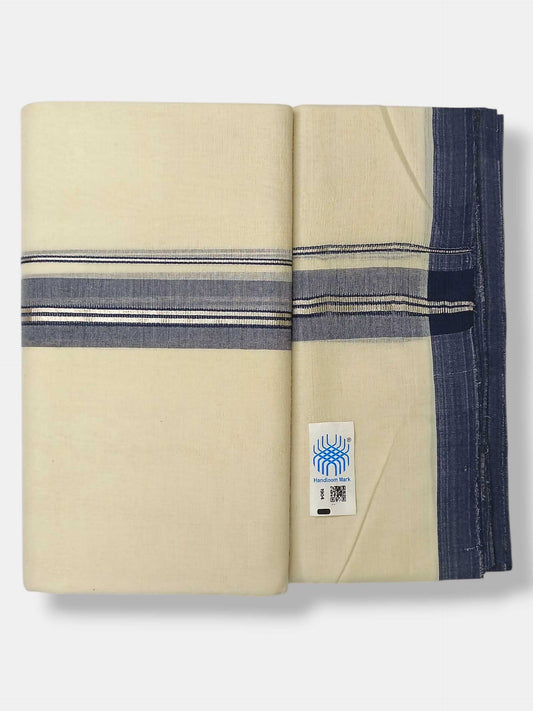 Kerala Balaramapuram Pure Cotton Handloom Mundu/Dhoti