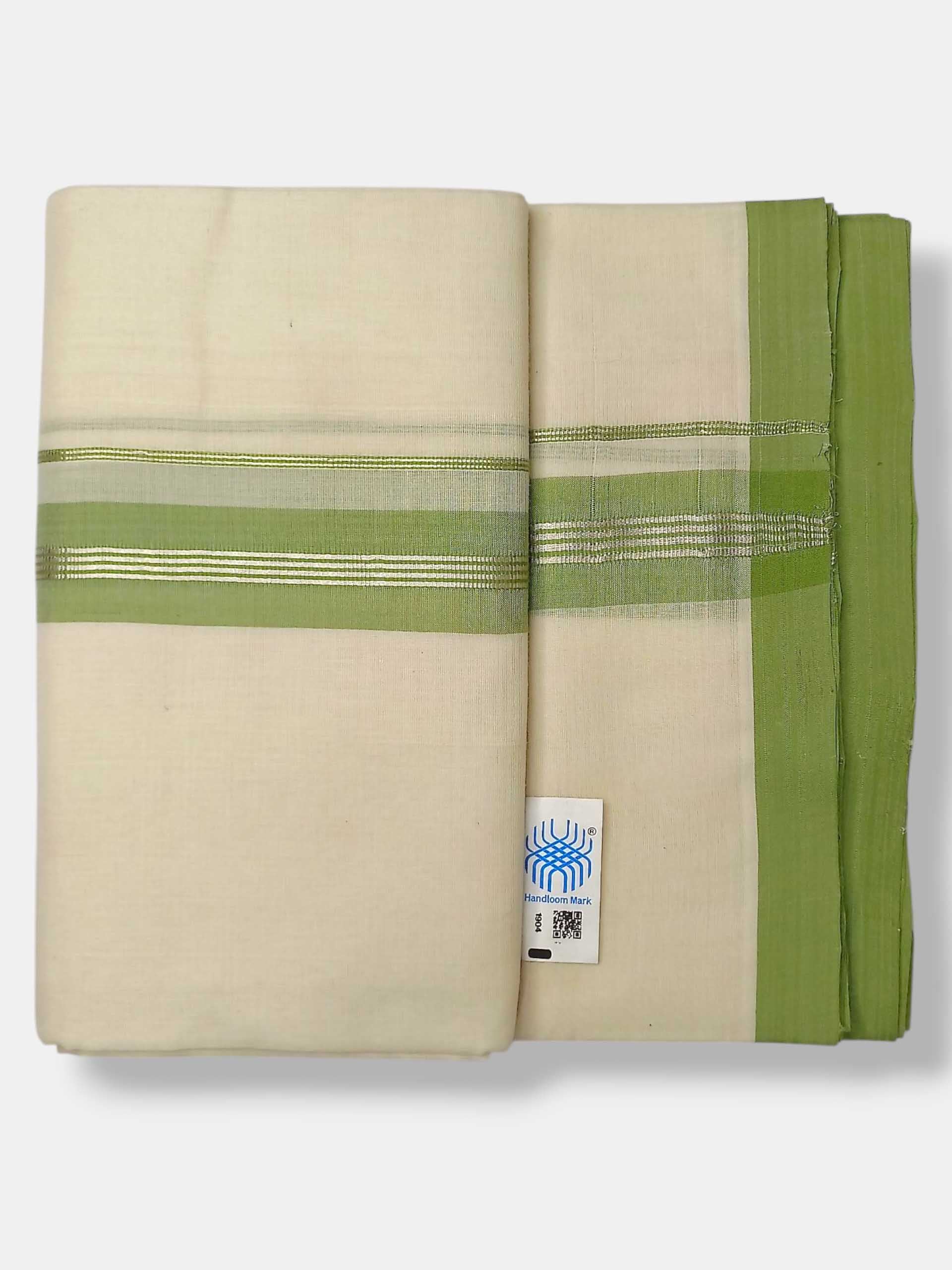 Kerala Balaramapuram Pure Cotton Handloom Mundu/Dhoti