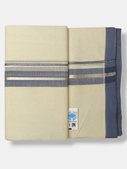 Kerala Balaramapuram Pure Cotton Handloom Mundu/Dhoti