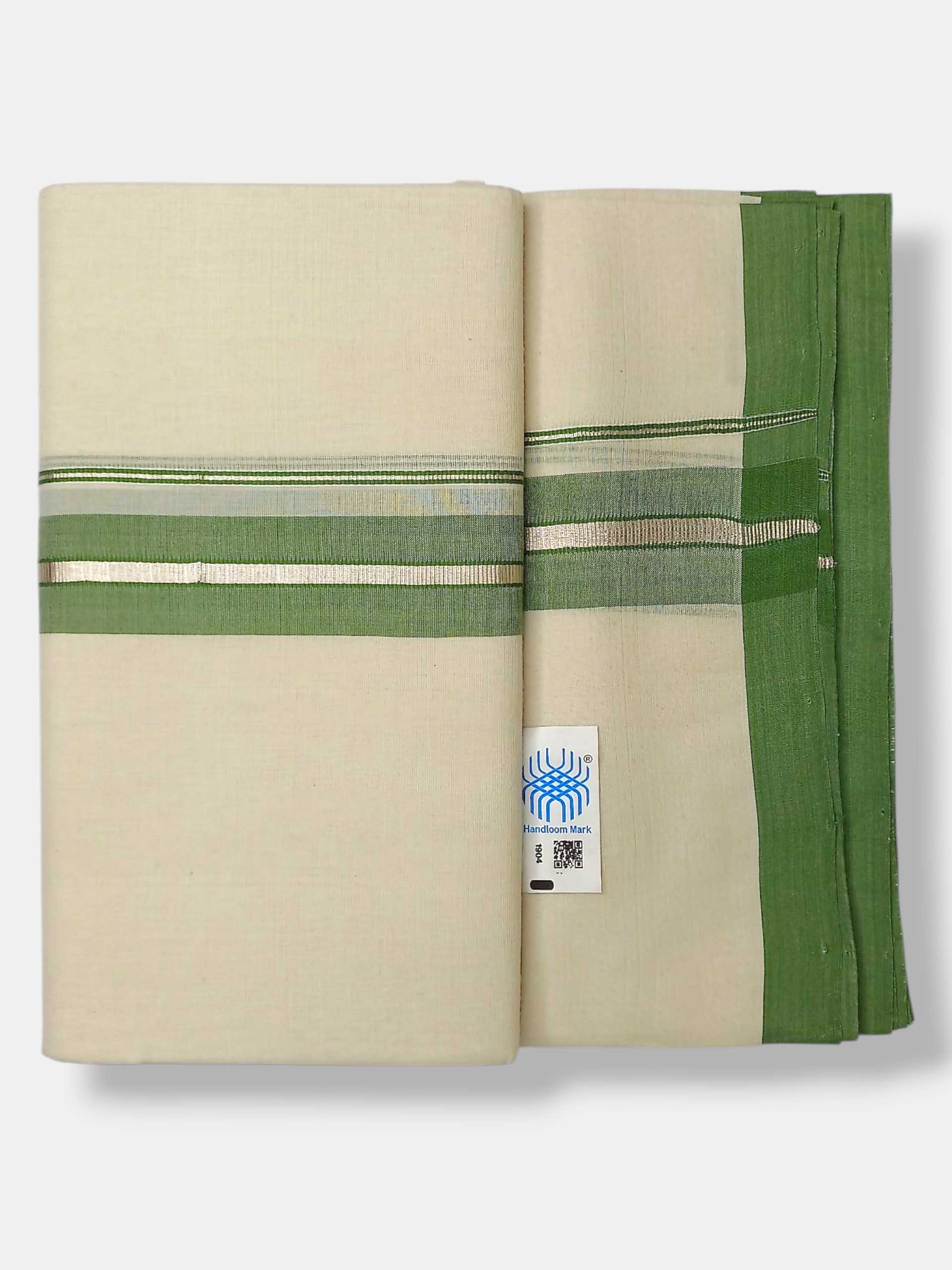 Kerala Balaramapuram Pure Cotton Handloom Mundu/Dhoti