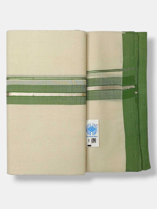 Kerala Balaramapuram Pure Cotton Handloom Mundu/Dhoti