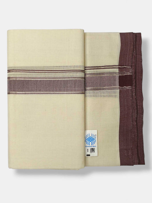 Kerala Balaramapuram Pure Cotton Handloom Mundu/Dhoti