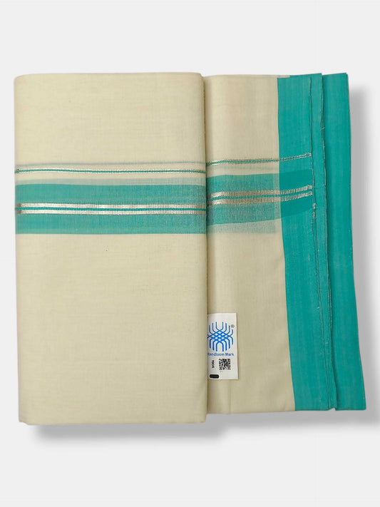 Kerala Balaramapuram Pure Cotton Handloom Mundu/Dhoti