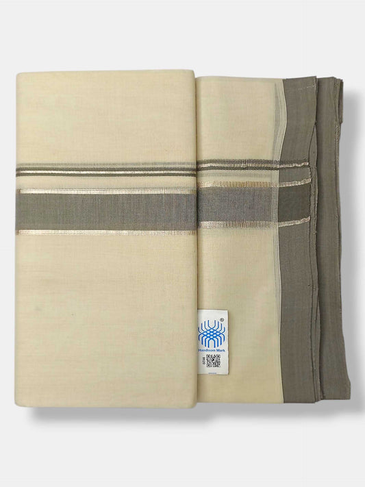 Kerala Balaramapuram Pure Cotton Handloom Mundu/Dhoti