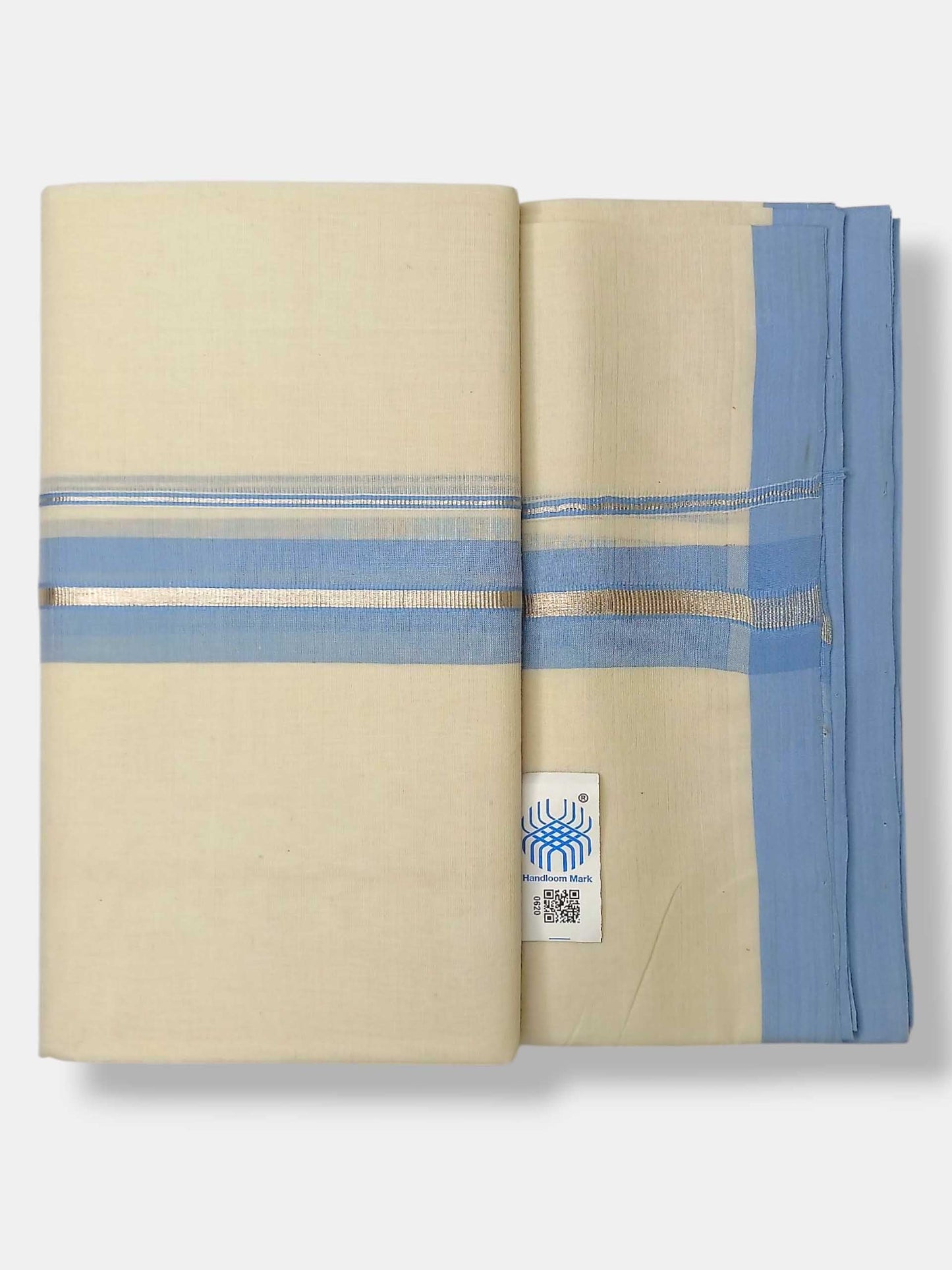 Kerala Balaramapuram Pure Cotton Handloom Mundu/Dhoti