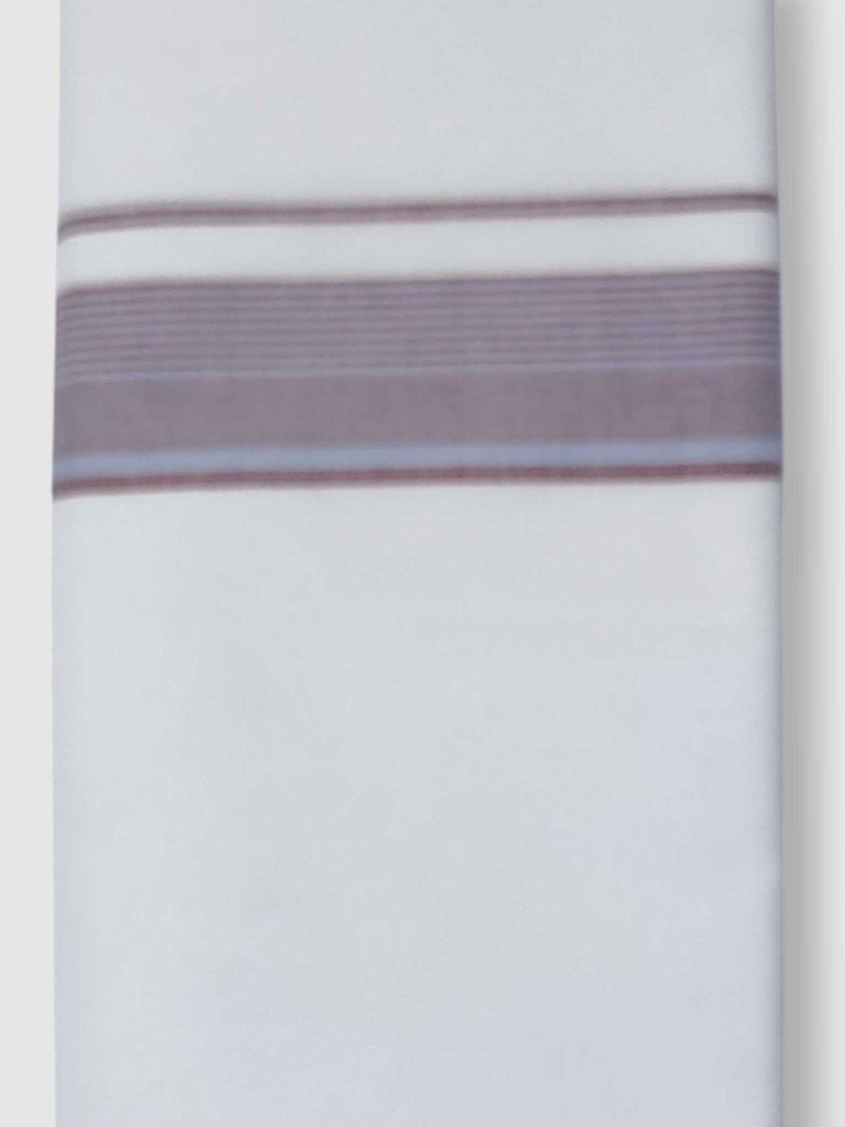 Pure White Cotton Men's Double Dhoti