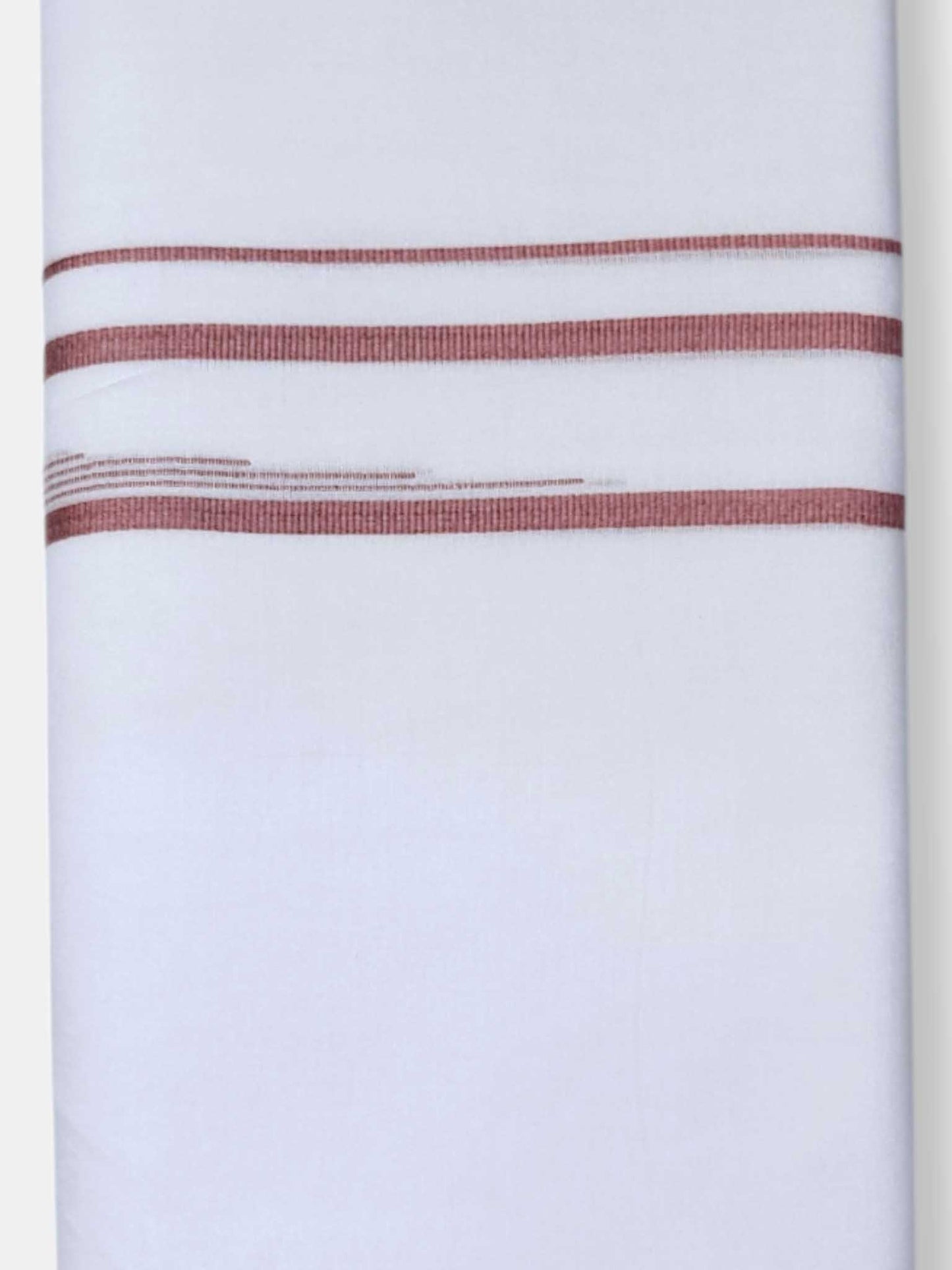 Pure White Cotton Men's Double Dhoti