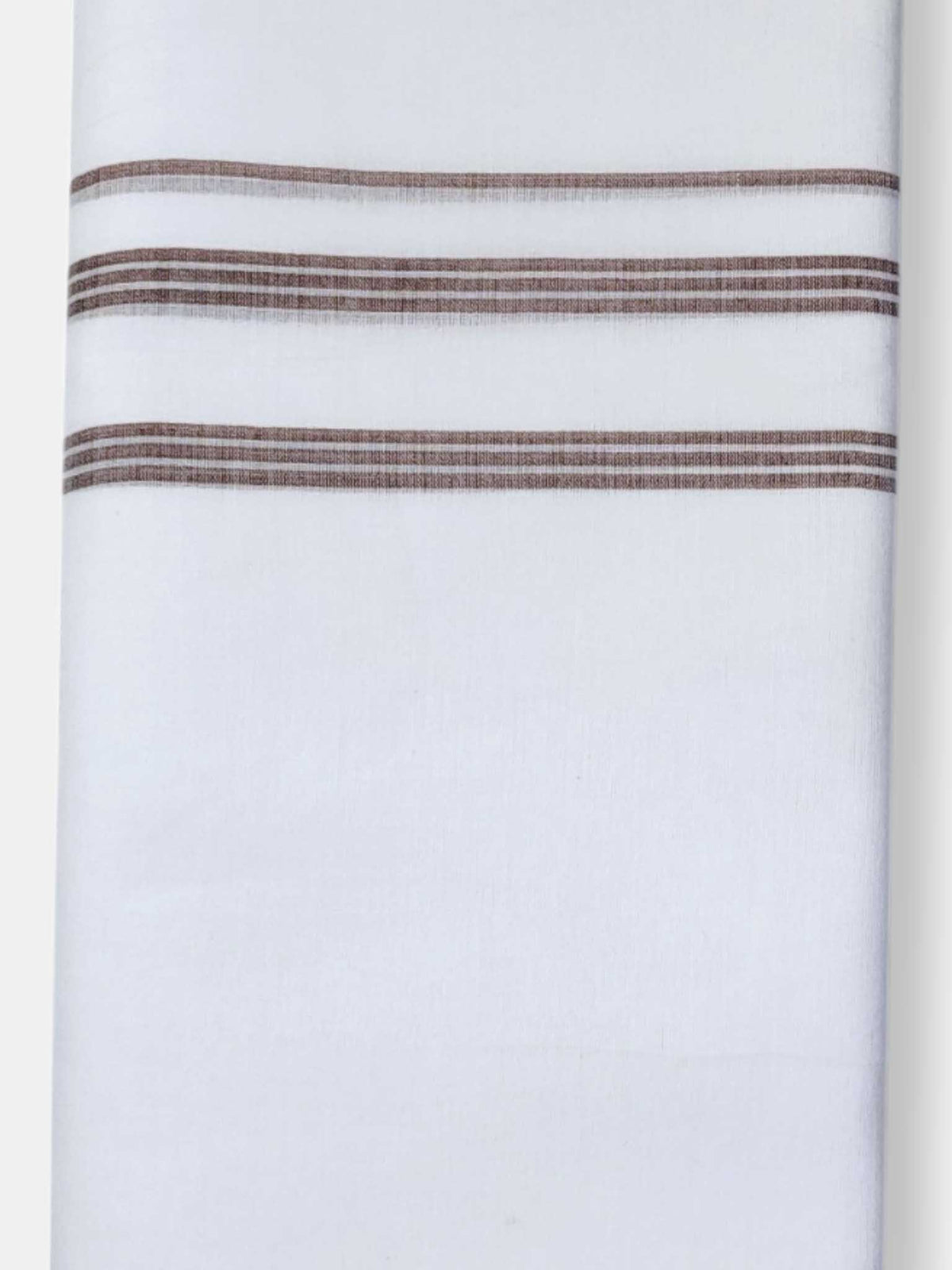 Pure White Cotton Men's Double Dhoti