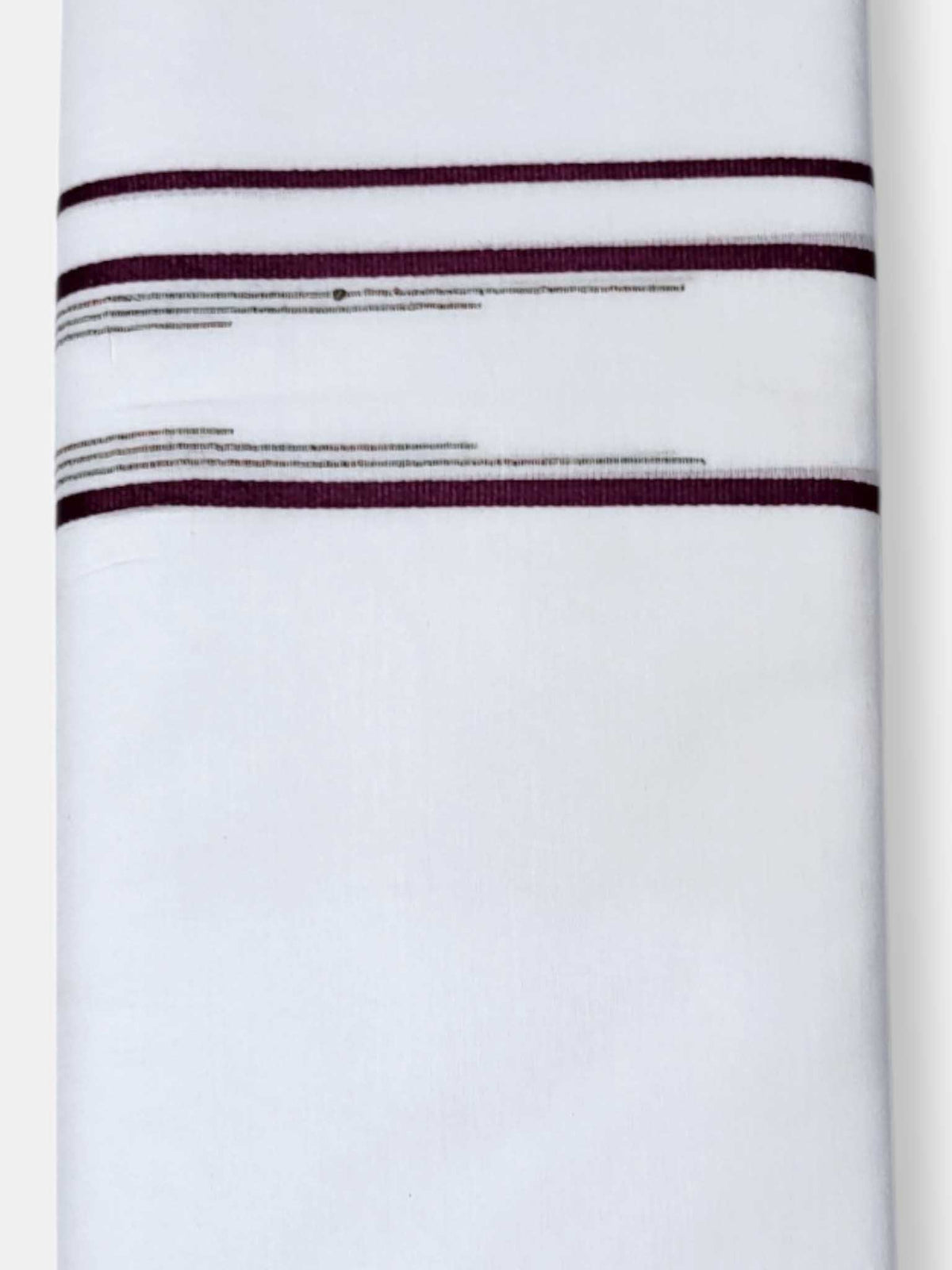 Pure White Cotton Men's Double Dhoti