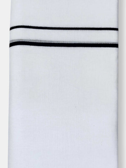 Pure White Cotton Men's Double Dhoti