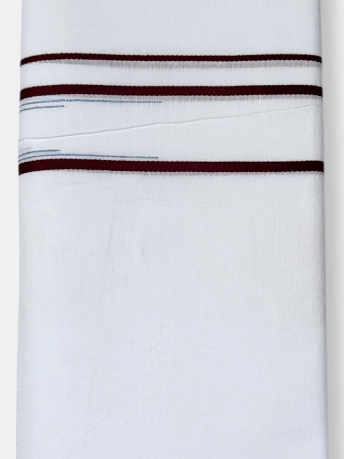 Pure White Cotton Men's Double Dhoti