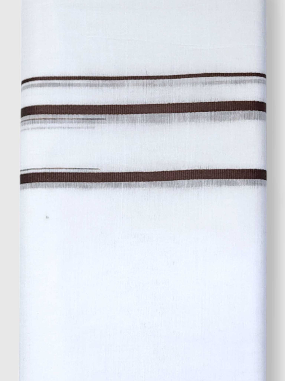 Pure White Cotton Men's Double Dhoti
