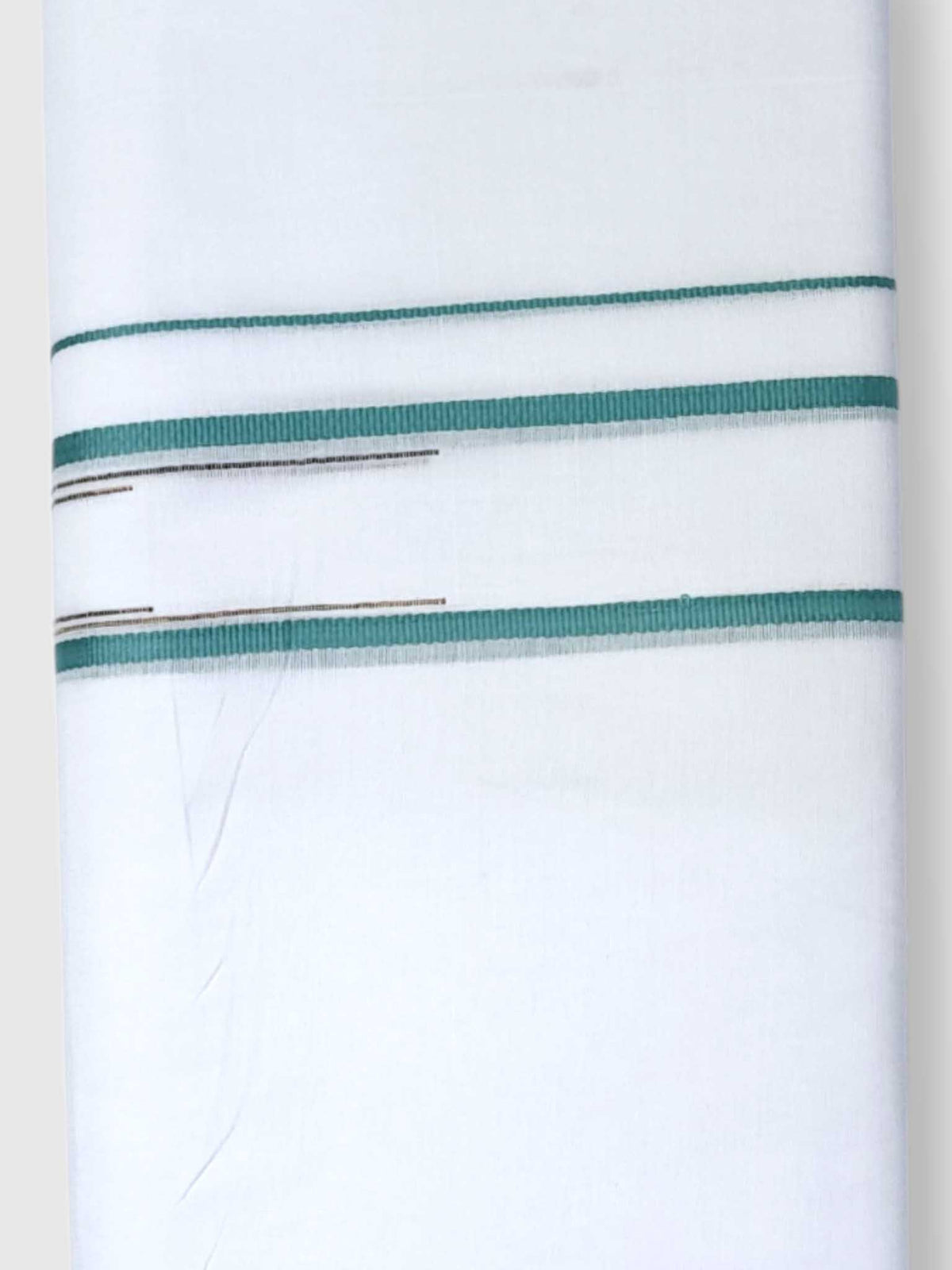 Pure White Cotton Men's Double Dhoti