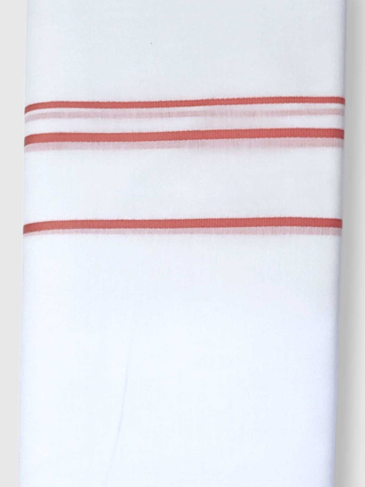 Pure White Cotton Men's Double Dhoti