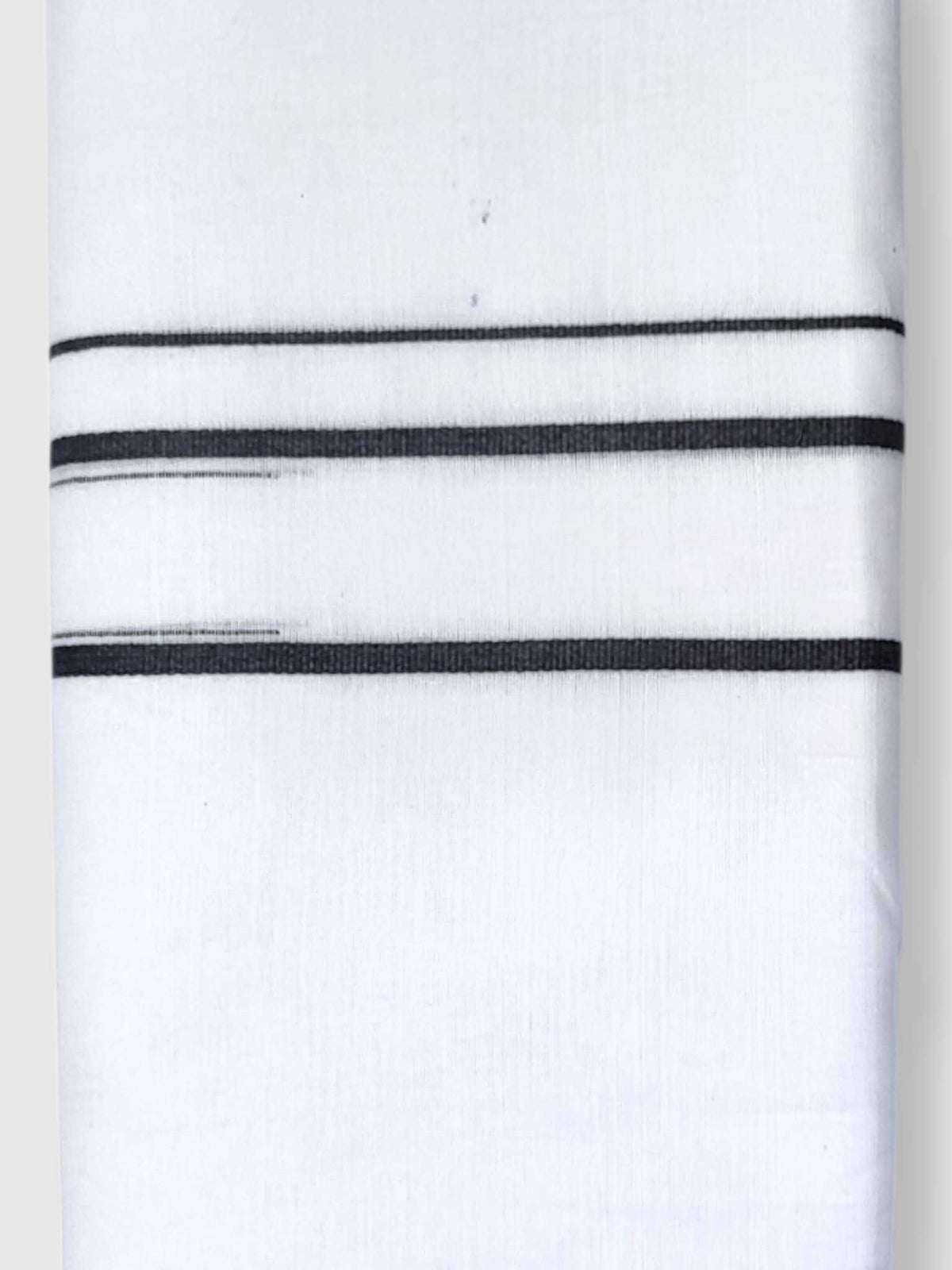 Pure White Cotton Men's Double Dhoti