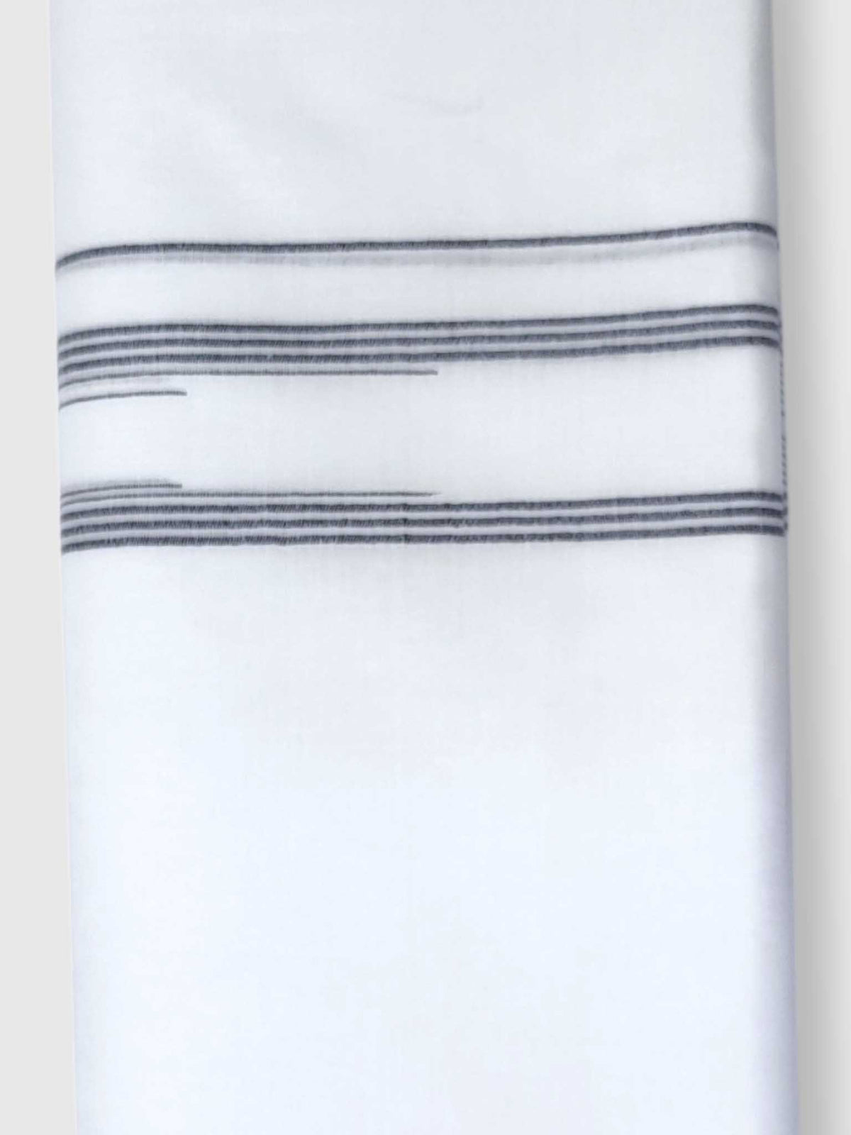 Pure White Cotton Men's Double Dhoti