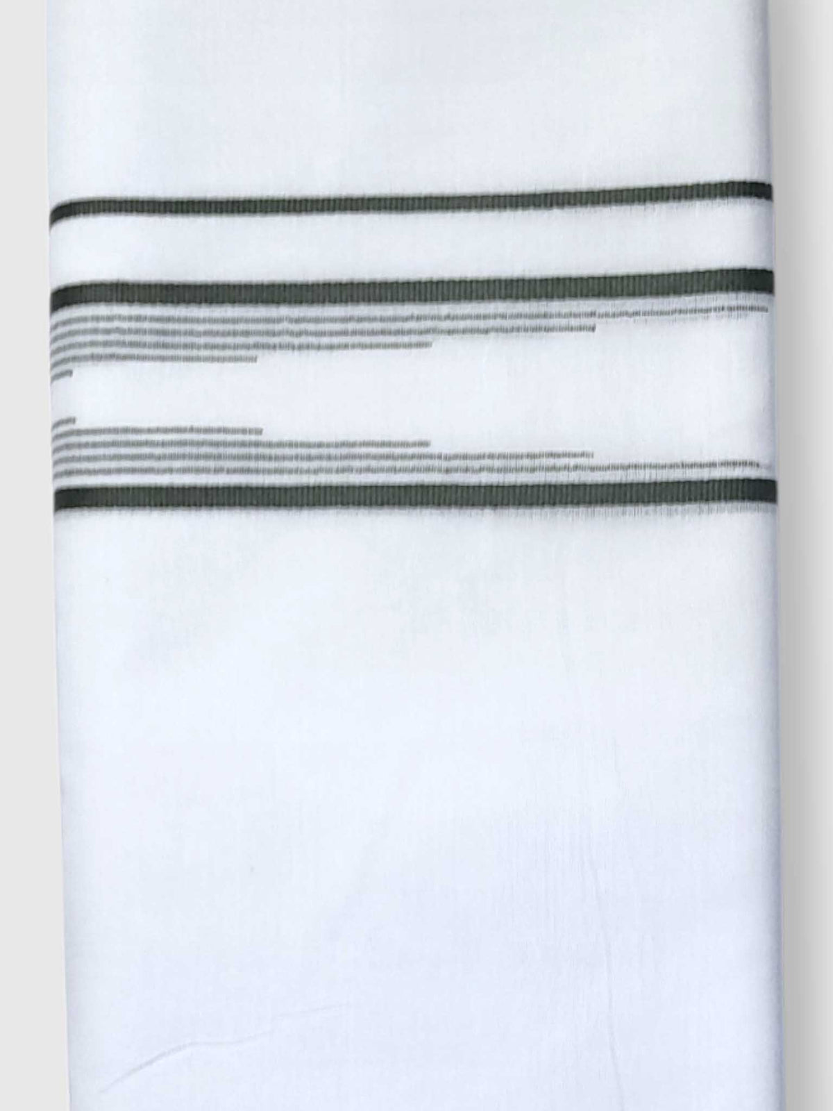 Pure White Cotton Men's Double Dhoti