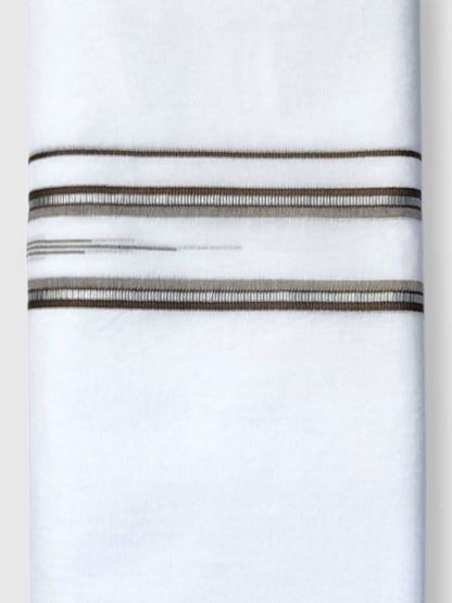 Pure White Cotton Men's Double Dhoti