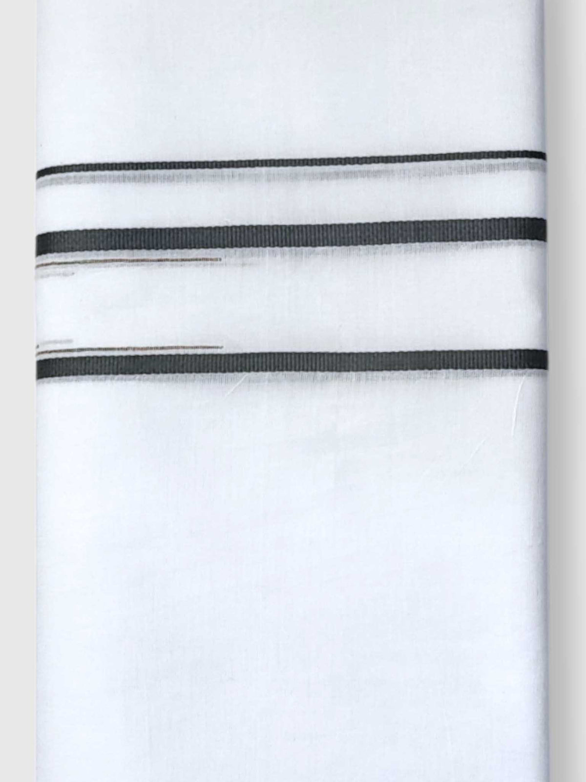 Pure White Cotton Men's Double Dhoti