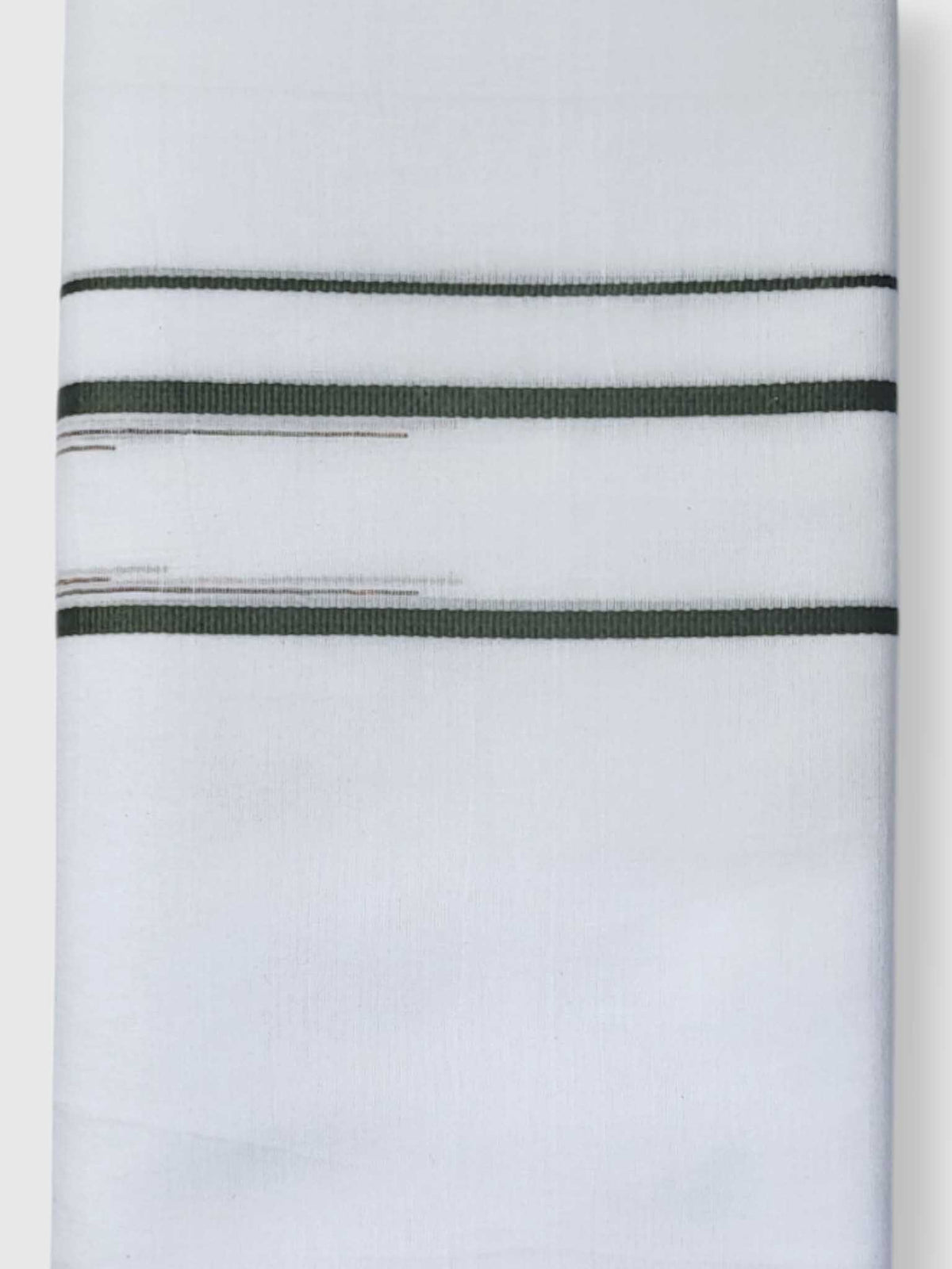 Pure White Cotton Men's Double Dhoti