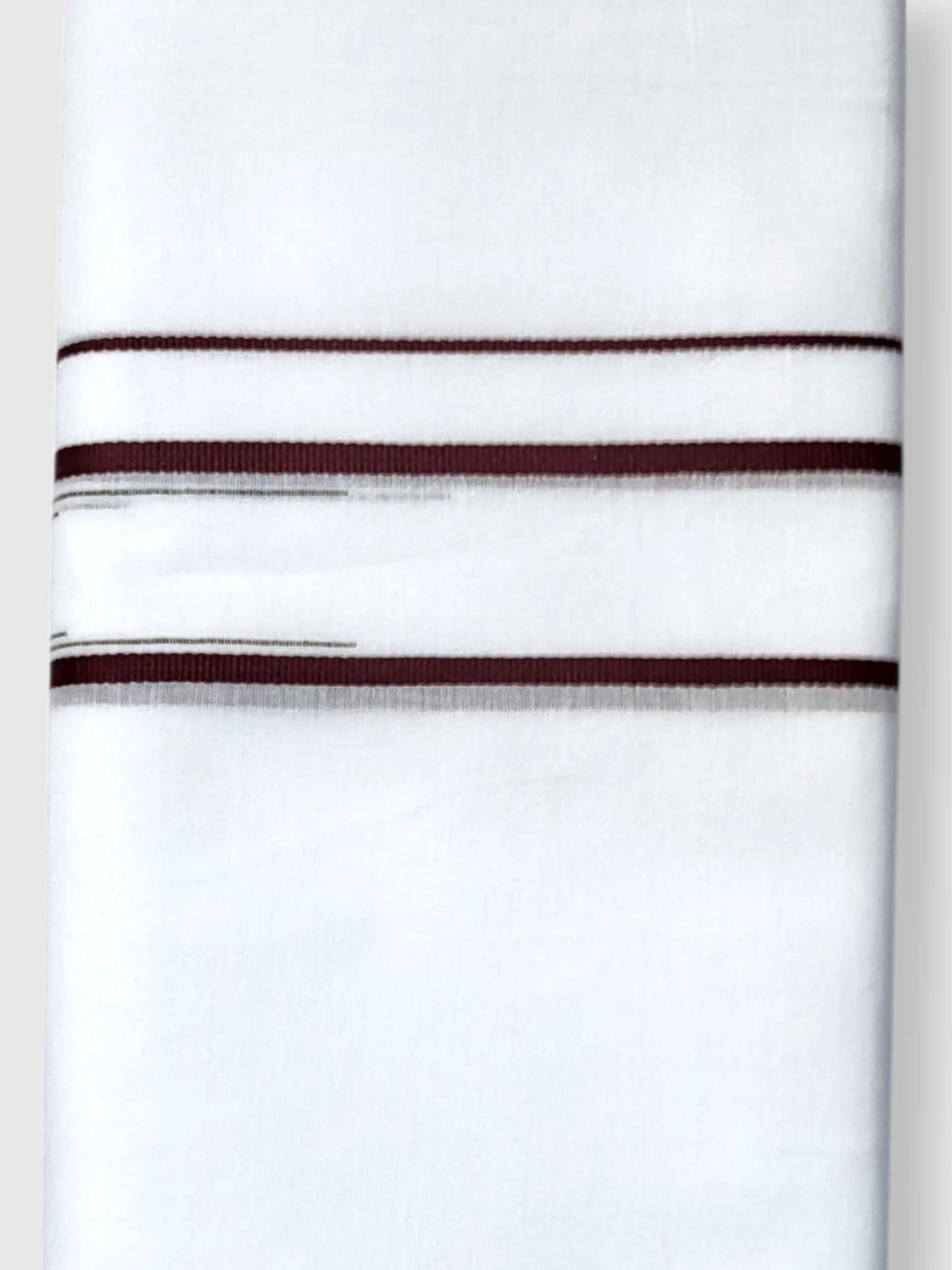 Pure White Cotton Men's Double Dhoti