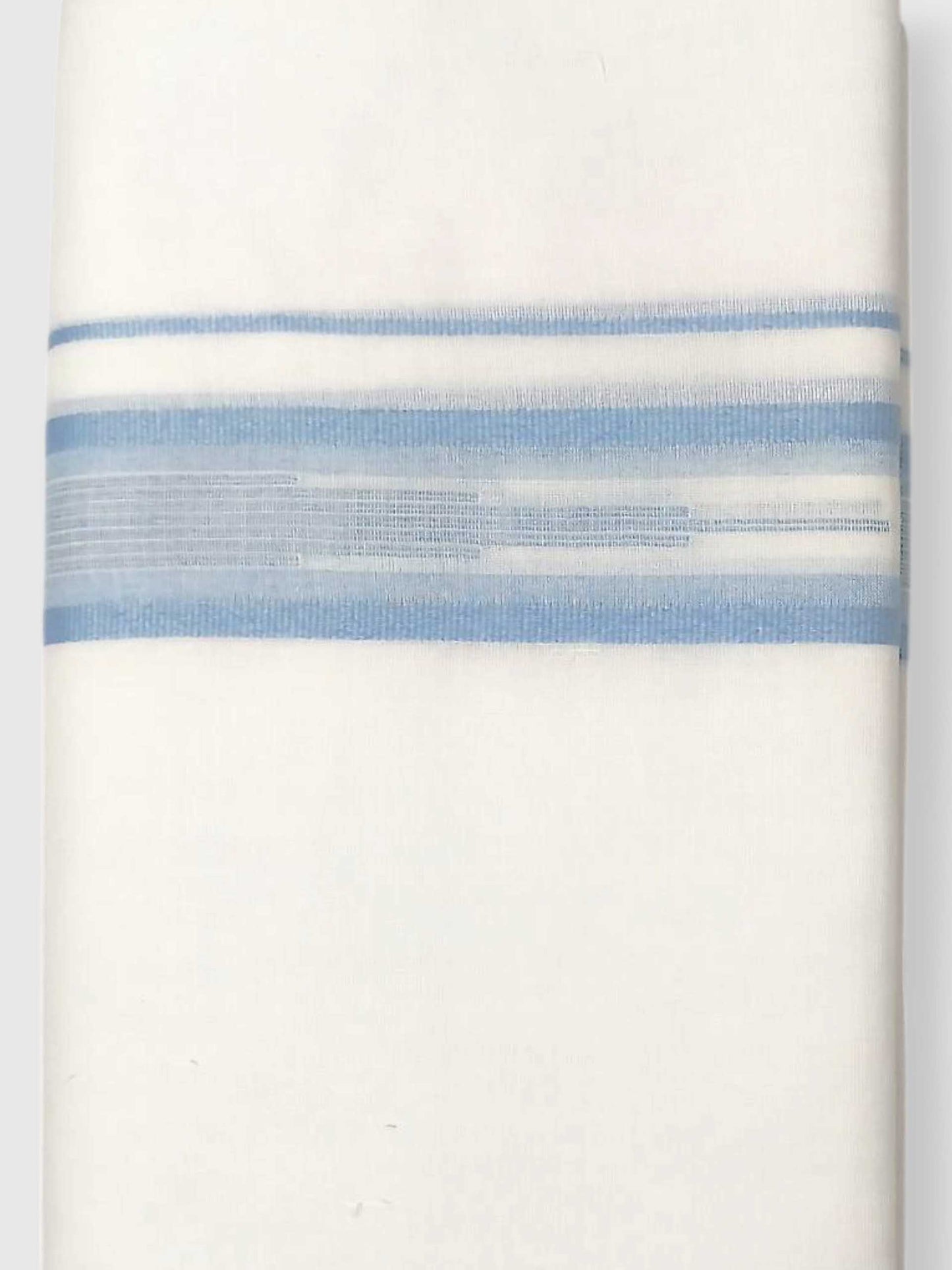 Pure White Cotton Men's Double Dhoti