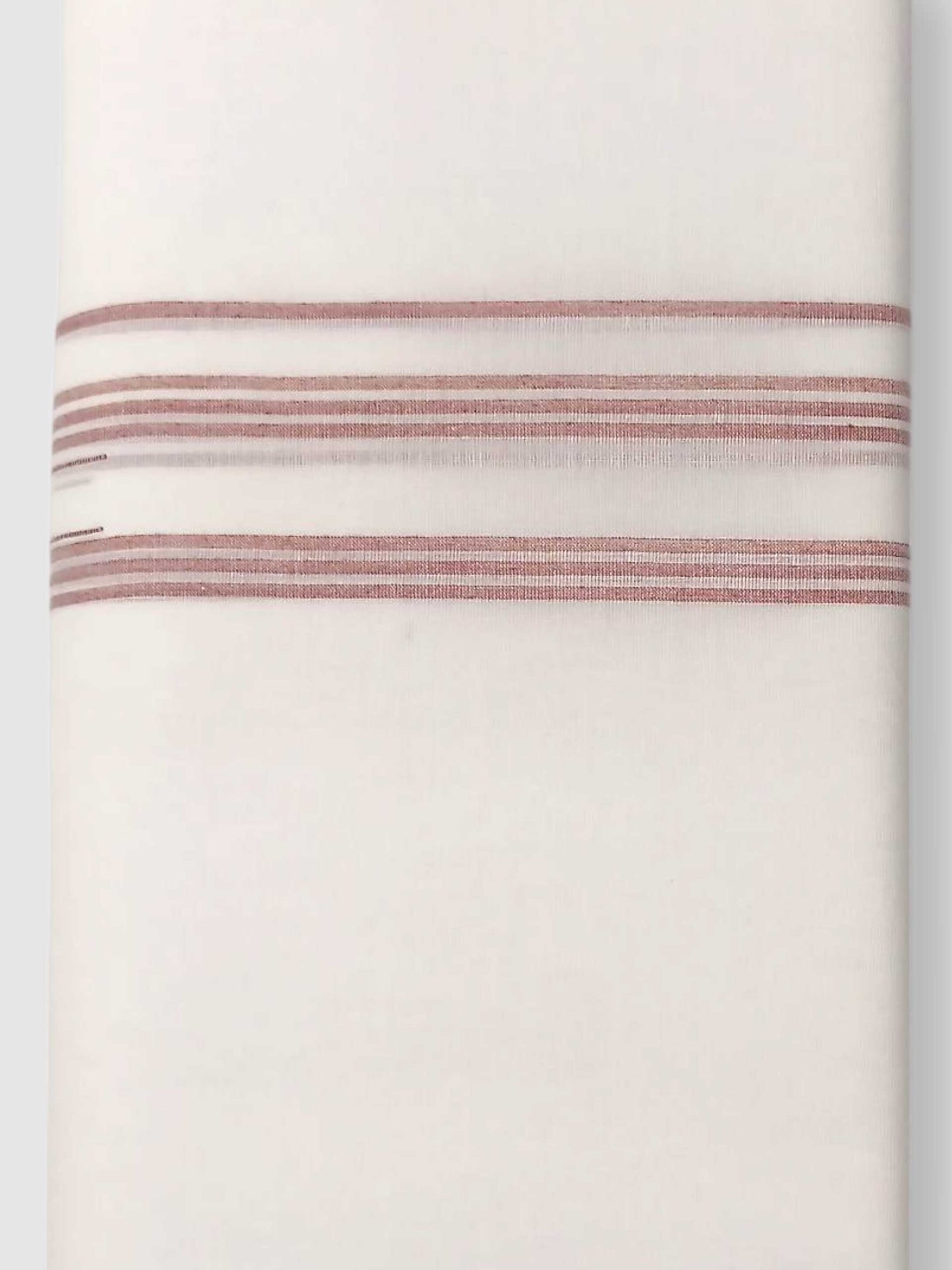 Pure White Cotton Men's Double Dhoti