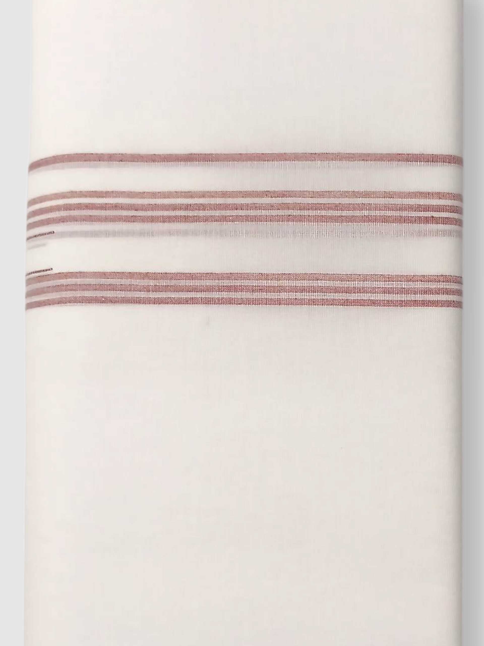 Pure White Cotton Men's Double Dhoti