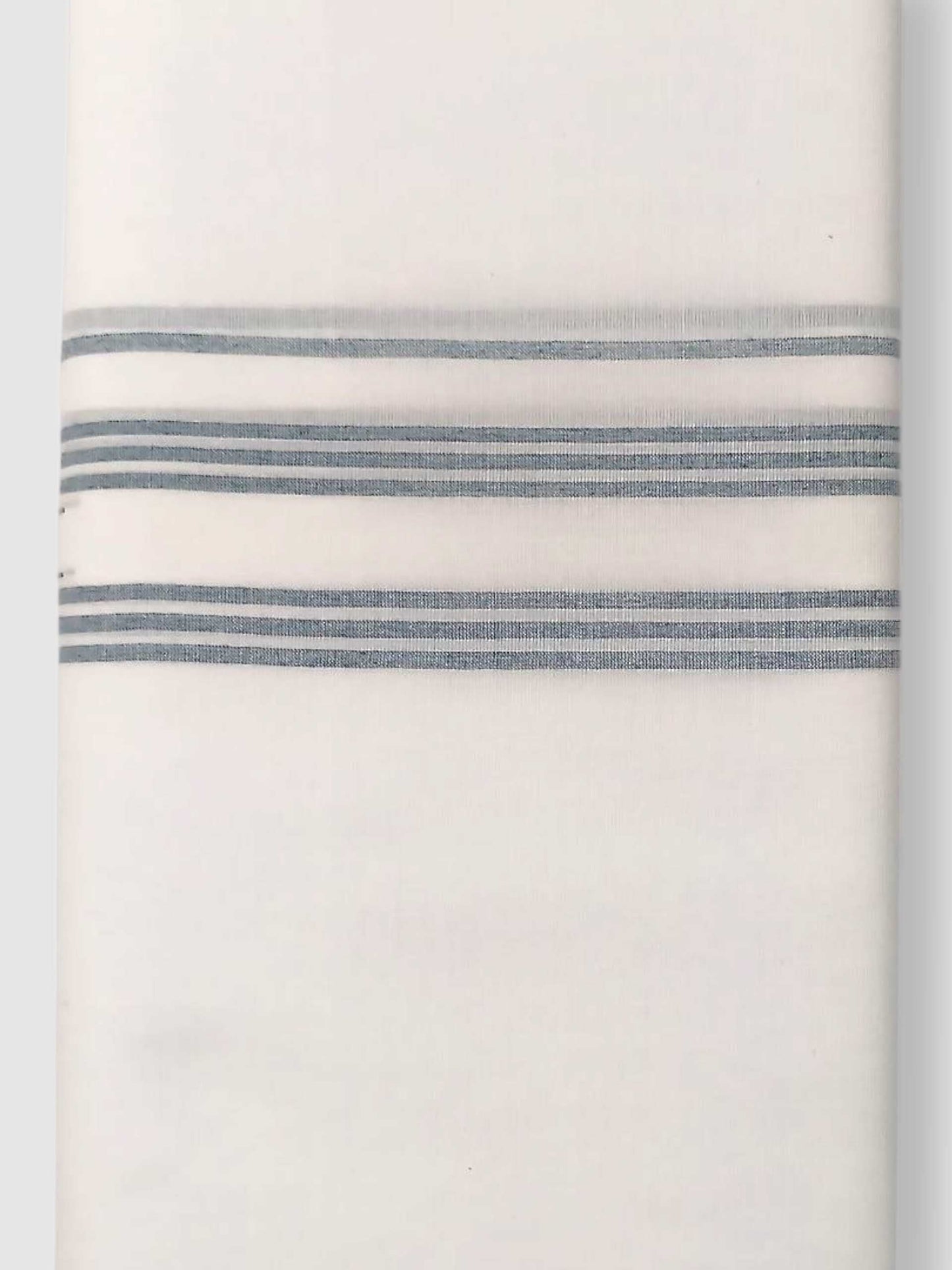 Pure White Cotton Men's Double Dhoti