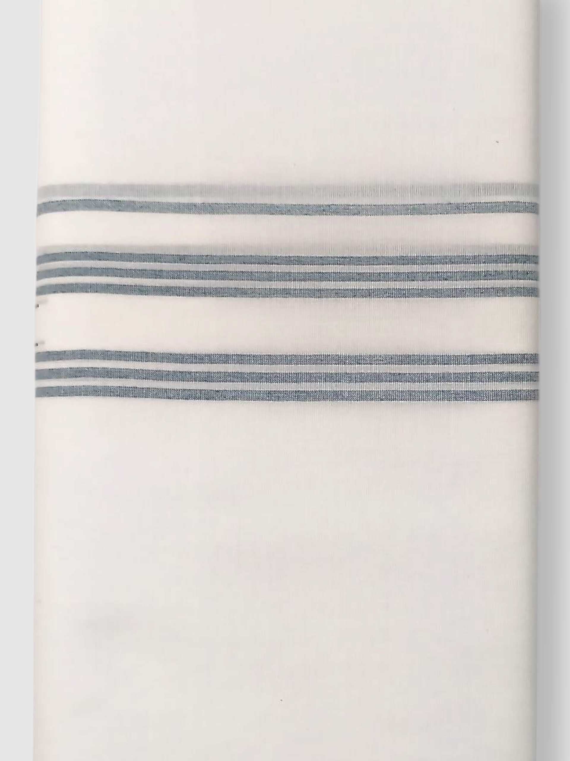 Pure White Cotton Men's Double Dhoti