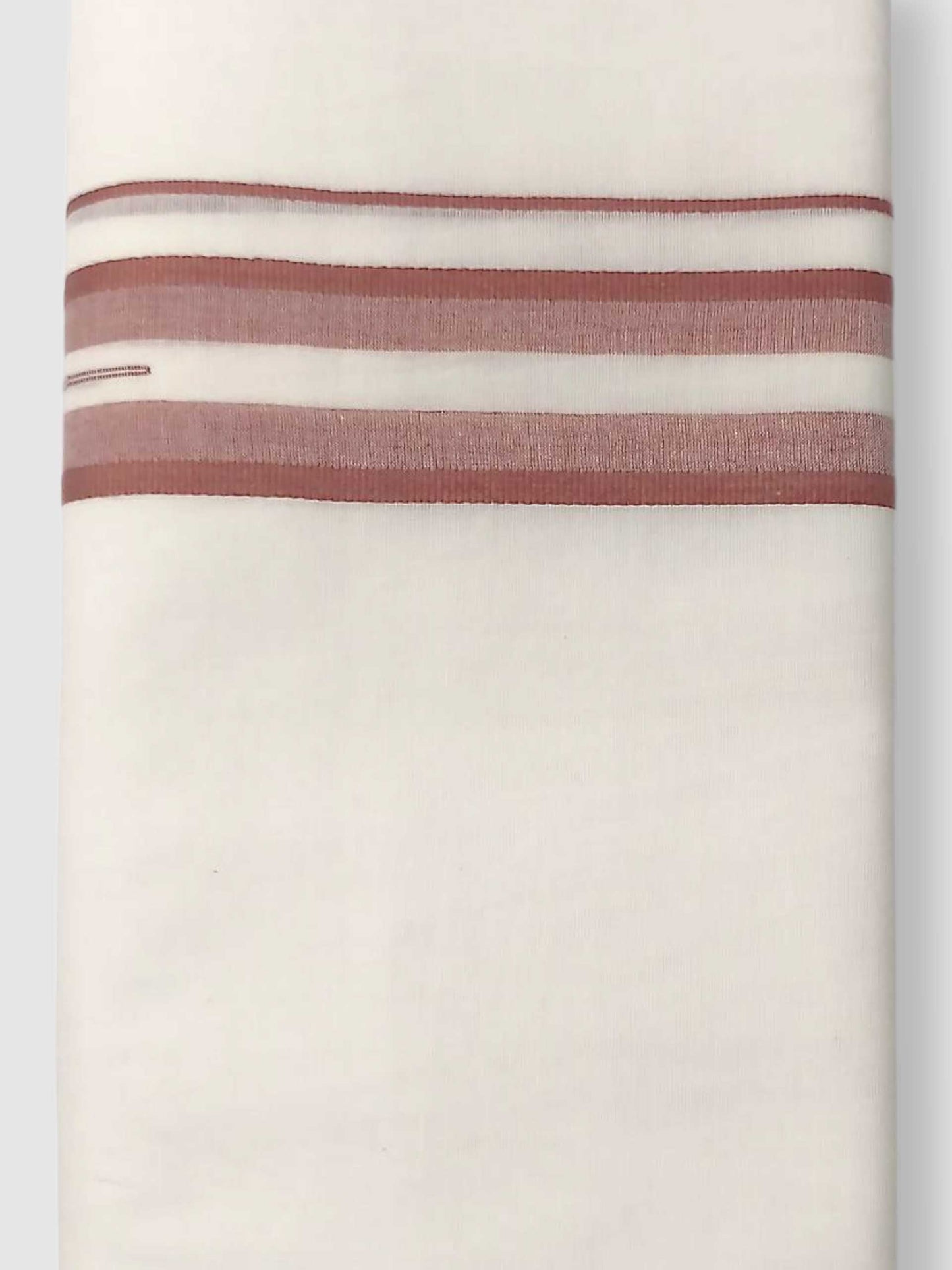 Pure White Cotton Men's Double Dhoti