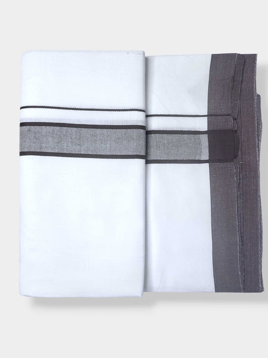 Single Kerala Pure White Mundu/Dhoti